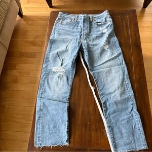 Levi’s Distressed Button Fly Jeans (31x29)